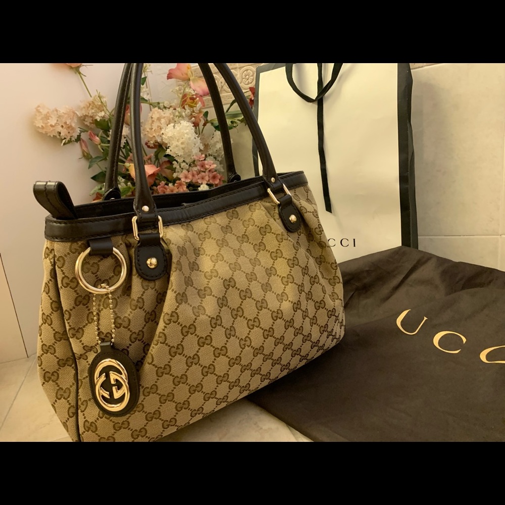 Authentic Gucci Sukey Top Handle Tote Hobo